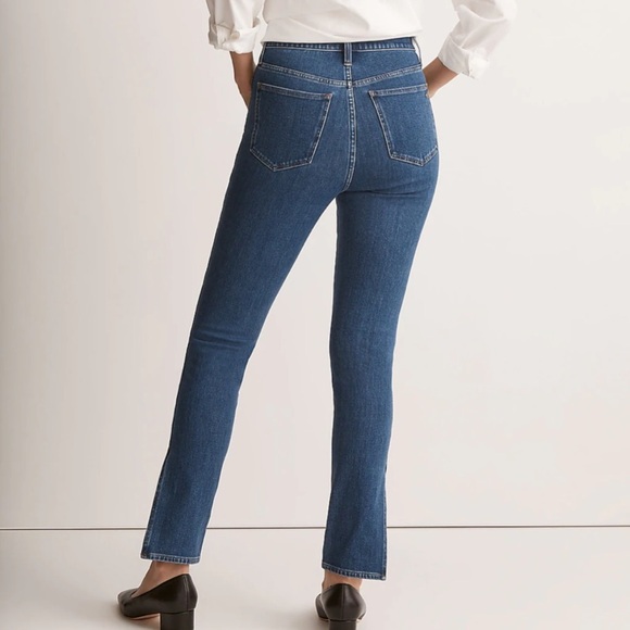 Madewell 11" HighRise Roadtripper Skinny Jeans Slit-Hem Edition Size 24 - Picture 2 of 7